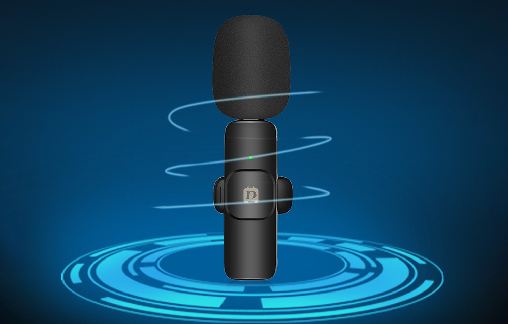 Wireless microphone Puluz PU3151B Lavalier Type C (1)