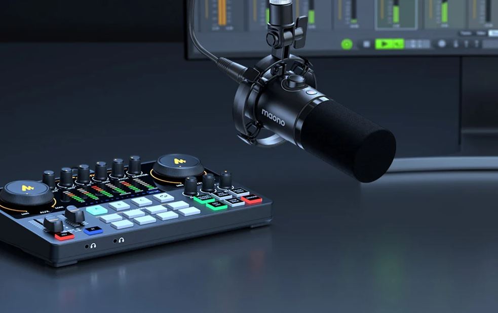 Динамический микрофон Maono PD200x (черный) | Dynamic Microphone (4)