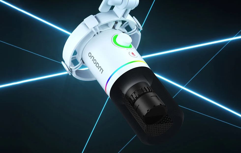 Динамический микрофон Maono PD200x (белый) | Dynamic Microphone (5)