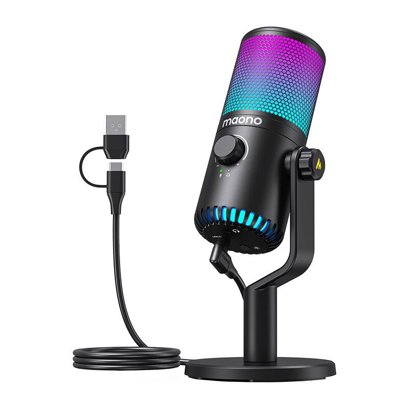 Игровой микрофон Maono DM30RGB (черный) | Gaming Microphone (1)