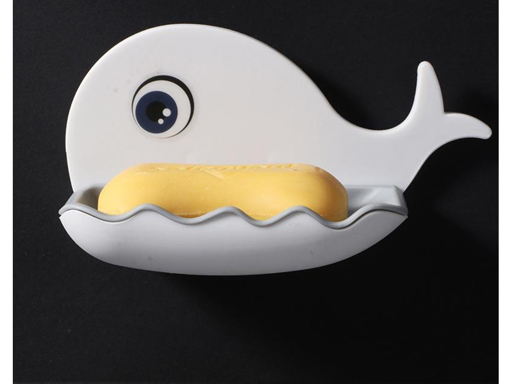 Мыльница с дренажем в форме кита (0)