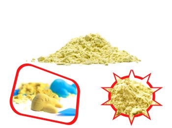 Кинетический песок 1Kg, Желтый | Kinetic Magic Sand