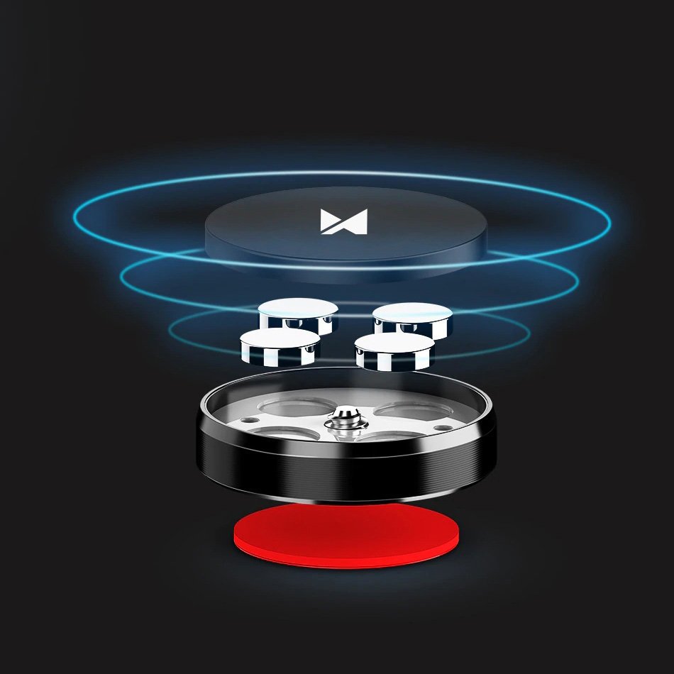 Wozinsky Магнитный Держатель для Телефона, Чёрный | Flat Vehicle Mount Magnetic... (1)