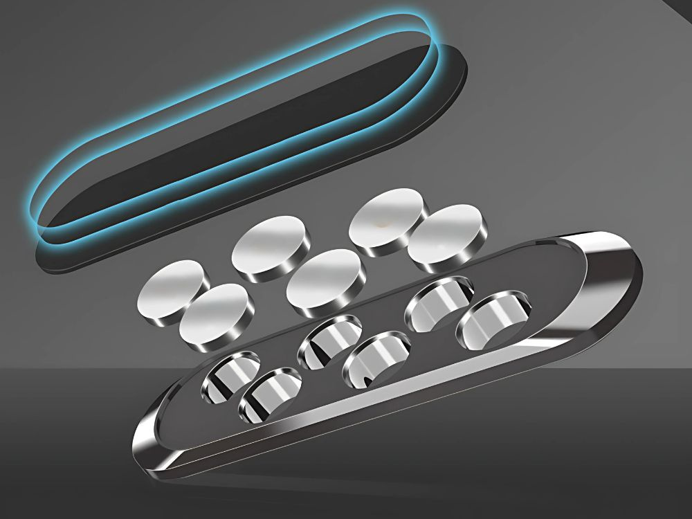 Самоклеящийся магнитный держатель для телефона в авто, мощный,... (0)