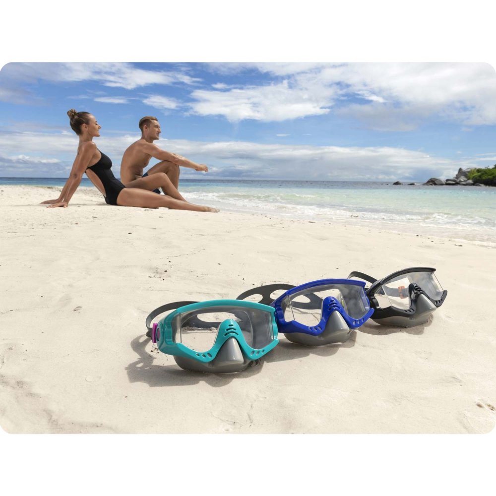 Бирюзовая маска для плавания Bestway 22044 (2)