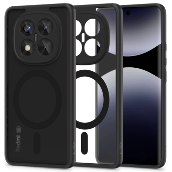 Xiaomi Redmi Note 14 Pro+ Plus 5G Tech-Protect MagMat MagSafe Case Cover, Black Transparent | Чехол Обложка Бампер Кабура Кейс