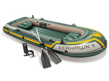 Надувная лодка Ponton Seahawk 4 Set 351 x 145 x 48 см INTEX 68351