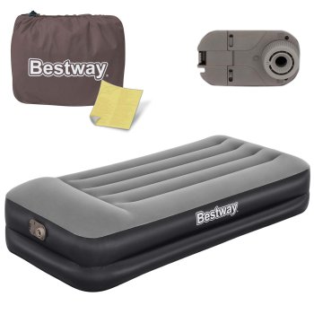 Надувной матрас 191x97x46 см с встроенным электрическим насосом Bestway...