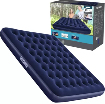 BESTWAY 67004 Надувной двухместный матрас, 203x183x22 см l Inflatable double mattress