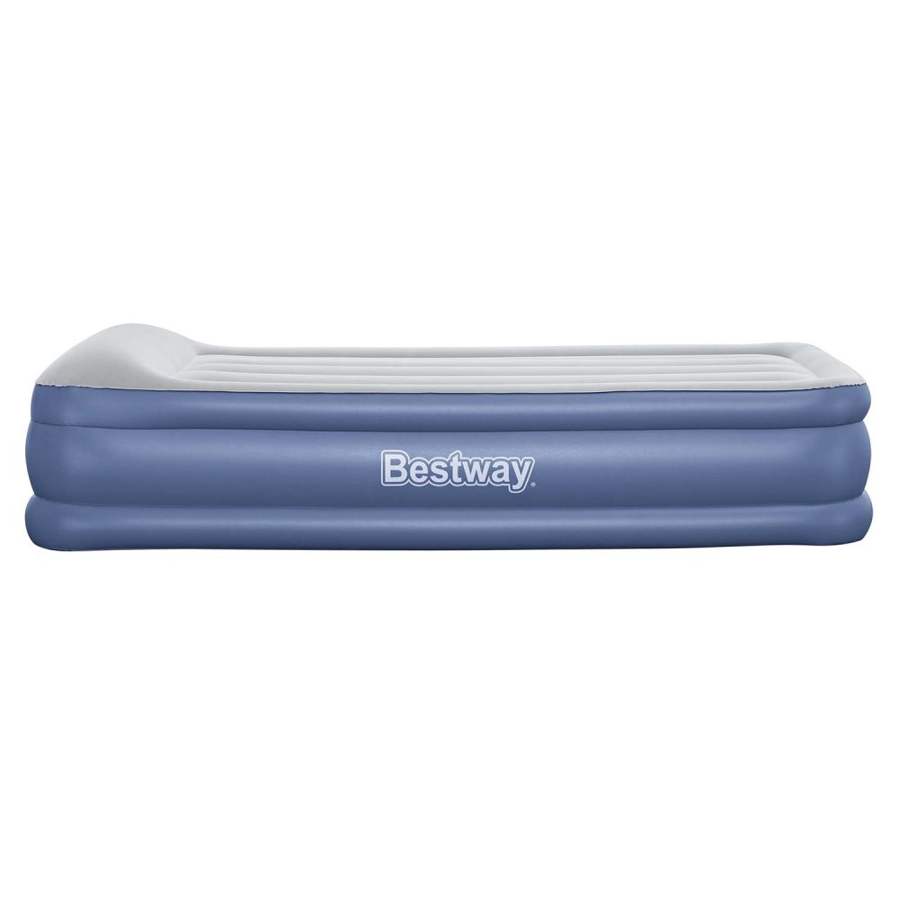 Надувной матрас Bestway 67628 со встроенным насосом 191x97x46 см (1)