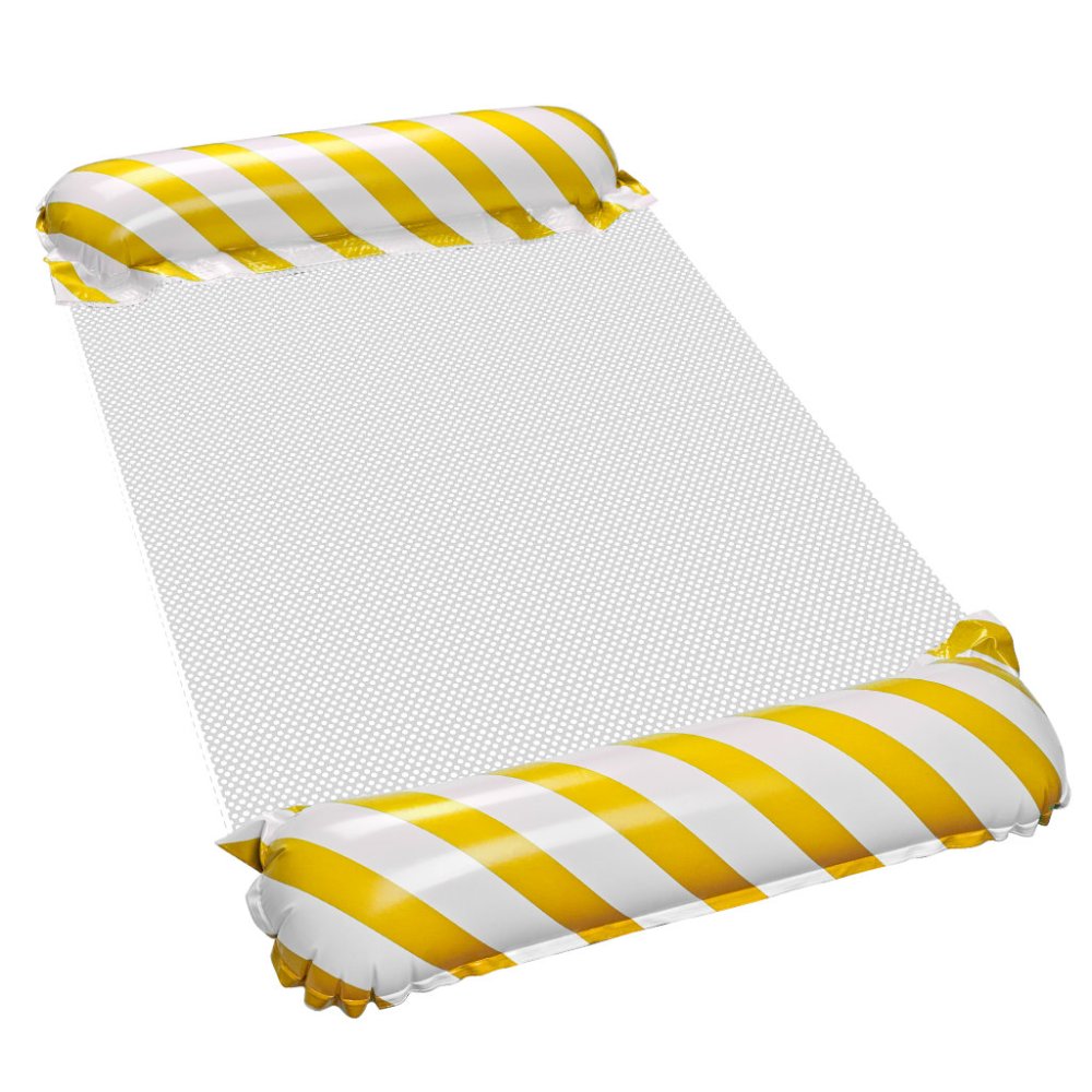 Надувной матрас-гамак для плавания и отдыха на воде, желтый (0)