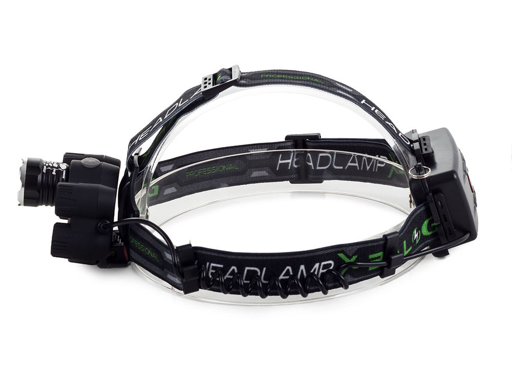 Аккумуляторный налобный фонарь Bailong T63 5x LED COB CREE XM-L T6 с зумом (1)