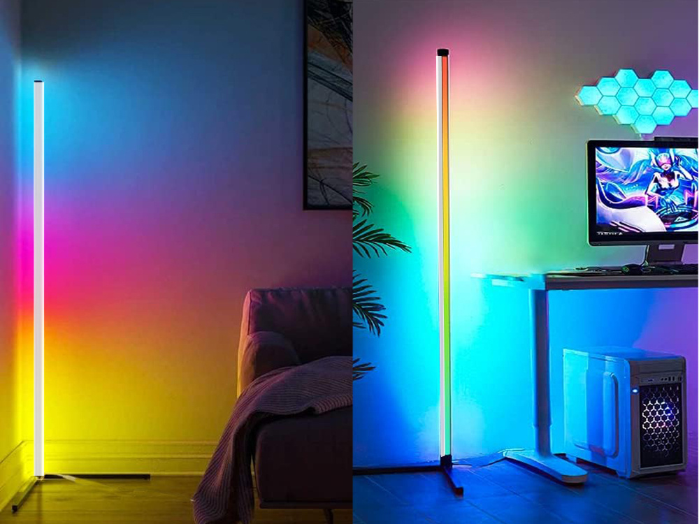 RGB LED Напольный Угловой Светодиодный Светильник Лампа Освещение,... (1)