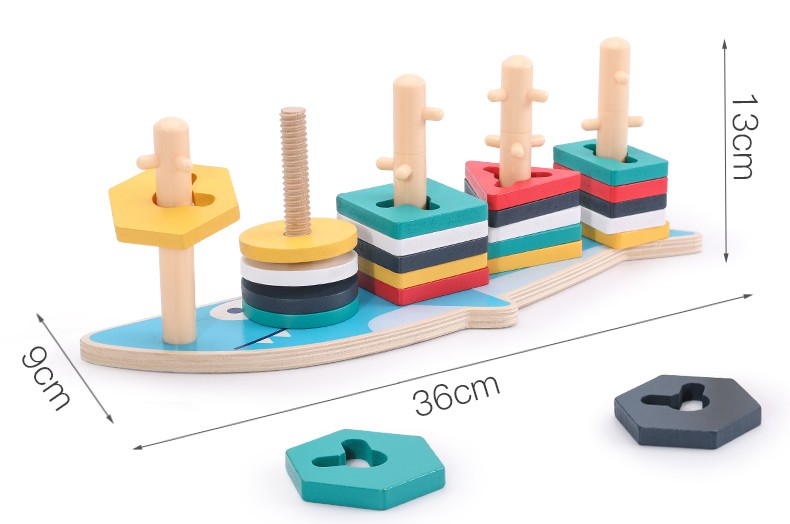 Развивающий деревянный сортер с фигурами Jhtoy-316 (2)