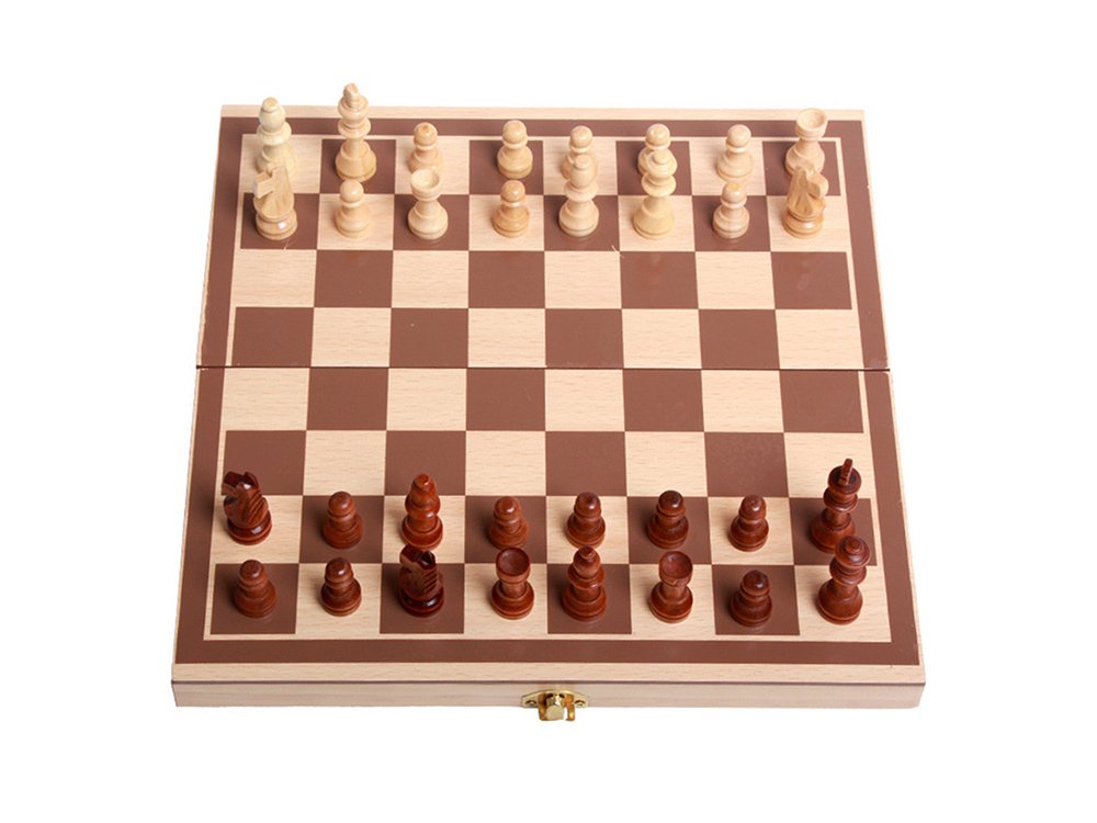 Набор для игры в шахматы, шашки и нарды, 3в1 | Chess Checkers and Backgammon Game Set (9)