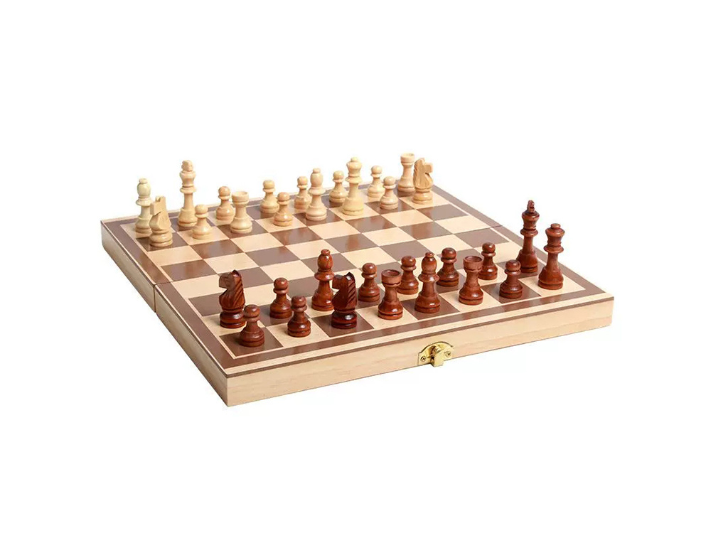 Набор для игры в шахматы, шашки и нарды, 3в1 | Chess Checkers and Backgammon Game Set (12)