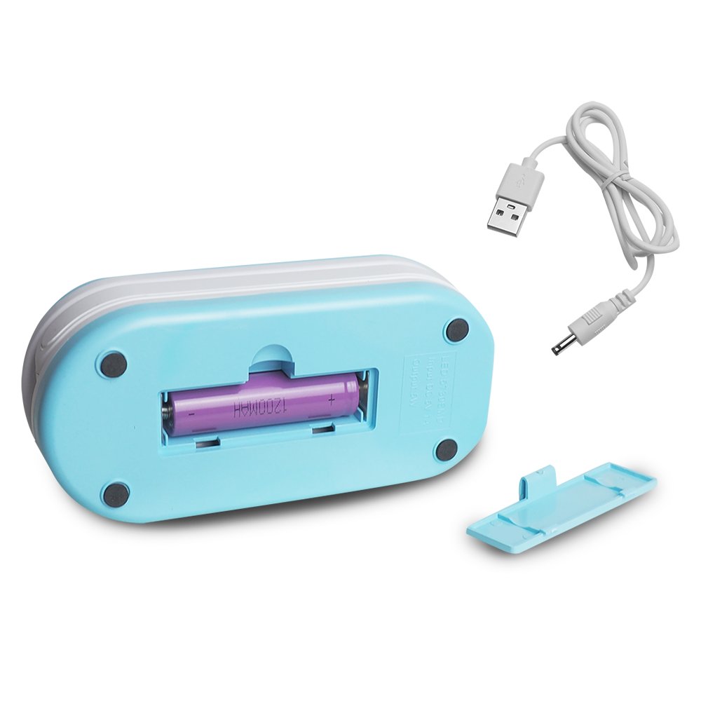 Складная настольная LED лампа LTC, аккумуляторная 3000мАч, 3 режима,... (2)