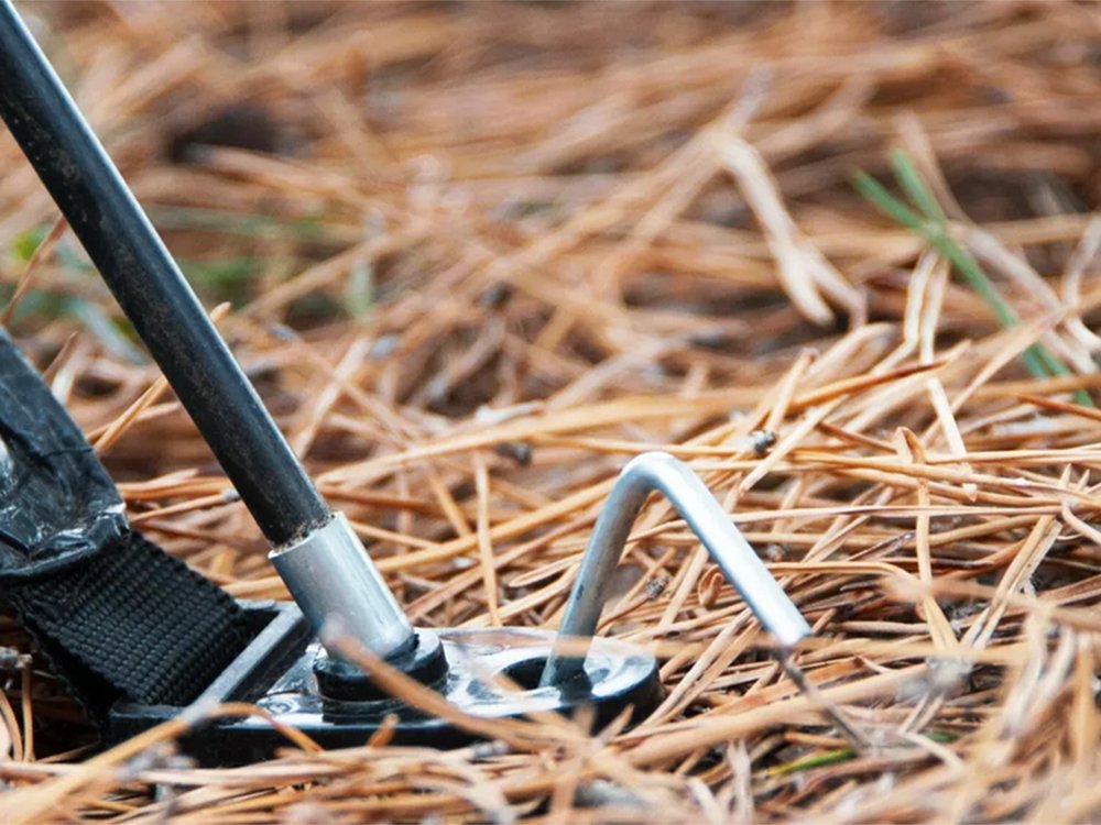 Колышки для палатки – стальные, 18 см, 20 шт., серебристые (3)