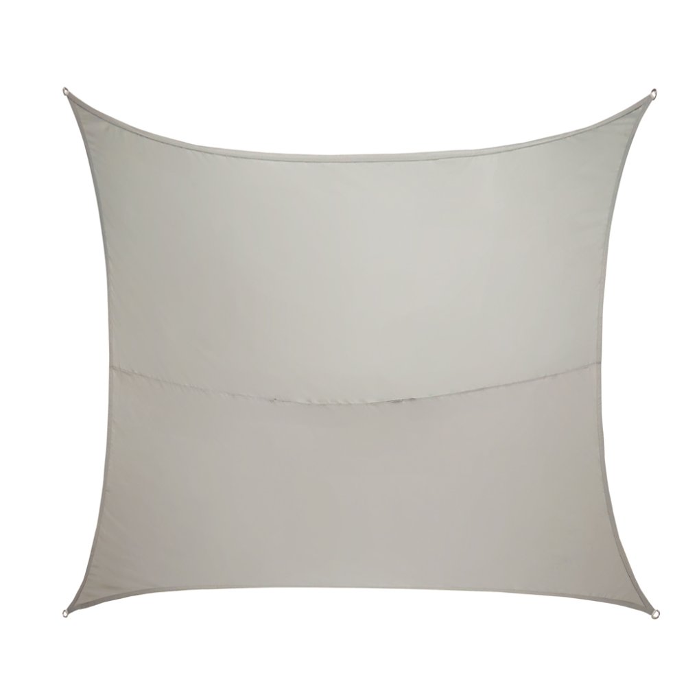 Водонепроницаемый садовый тент-парус 4x3м прямоугольный, серый (0)