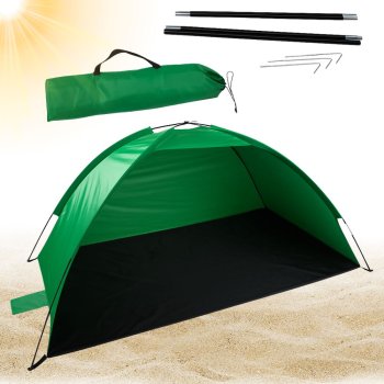 Пляжная палатка с UV защитой, полуоткрытая, переносная,...