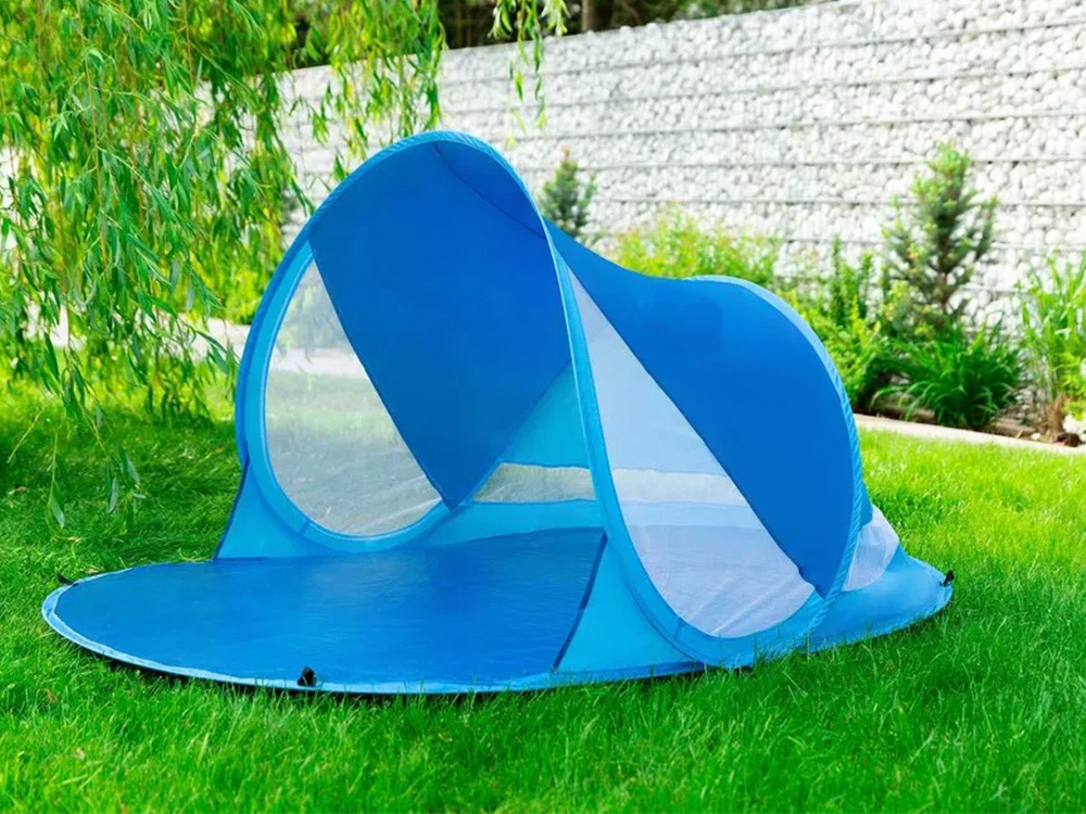 Большая пляжная палатка с защитой от солнца,... (1)