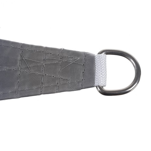 Тент-парус теневой навес от солнца и дождя 3.6 x 3.6 м, серый (1)