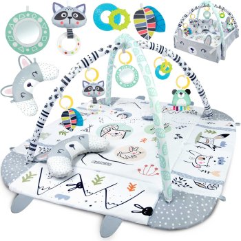 Ricokids 3в1 Интерактивный детский коврик 110х100см, Кролик