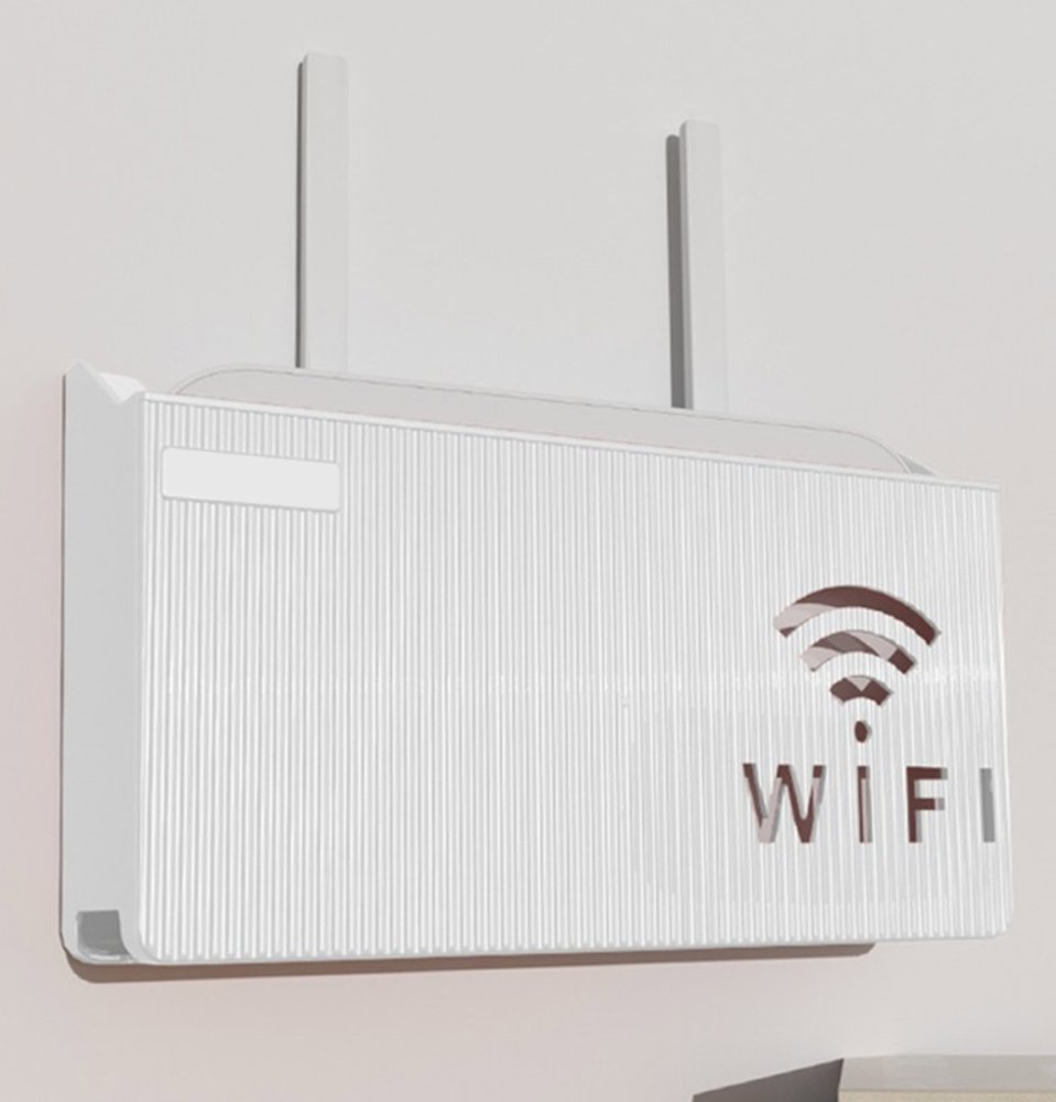 Полка-держатель для Wifi роутера белая (0)