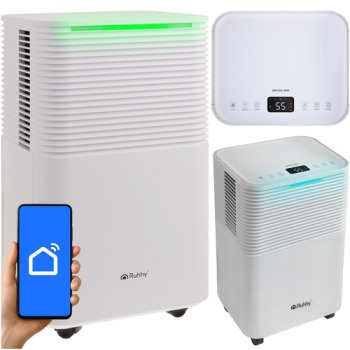 Конденсационный осушитель воздуха Ruhhy Dryzix 500, 12л/24ч, с Wi-Fi, белый