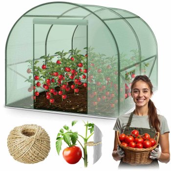 Садовая теплица Plonos 2х2 м (4м2) парник для дачи и огорода