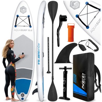 Надувная SUP Доска, Neo-Sport Aquasurf 170200, 320x84x15 см