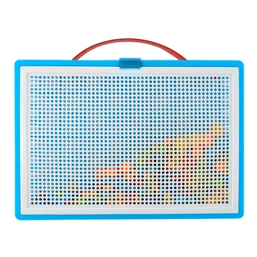 Детская мозаика с кнопками Грибочки 296 деталей в чемоданчике (3)