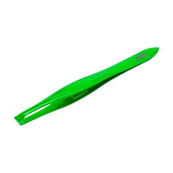 Пинцет с наклонным концом NGHIA N.425, зеленый