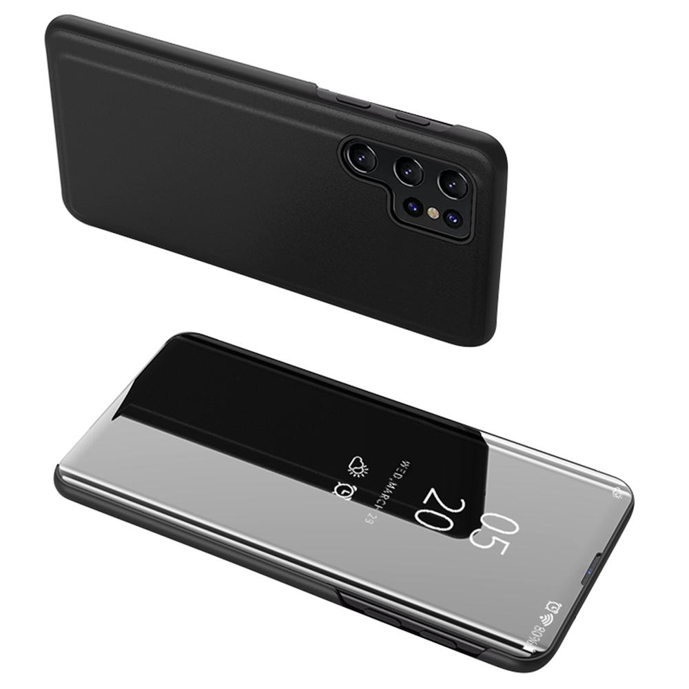 Samsung Galaxy S24 Ultra (SM-S928) Clear View Case Cover, Black | Чехол Книжка Обложка Кейс для Телефона