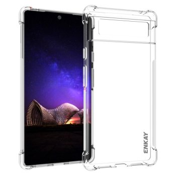 Google Pixel 6 ENKAY Anti-slip Crystal Clear TPU Phone Case Cover | Чехол Кейс Кабура для...