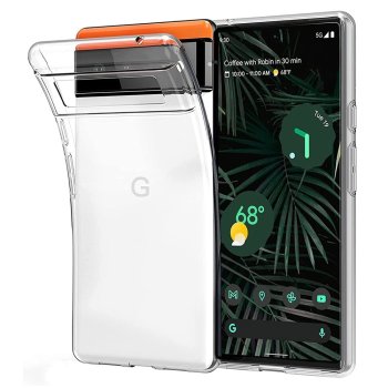 Gogole Pixel 7a Ultraslim TPU Case Cover, Transparent | Чехол Обложка Бампер Кабура для...
