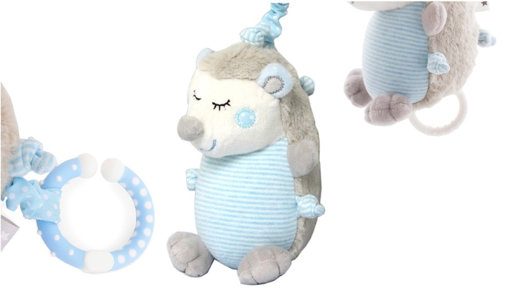 Музыкальная игрушка-подвеска Ёжик для коляски и кроватки (1)