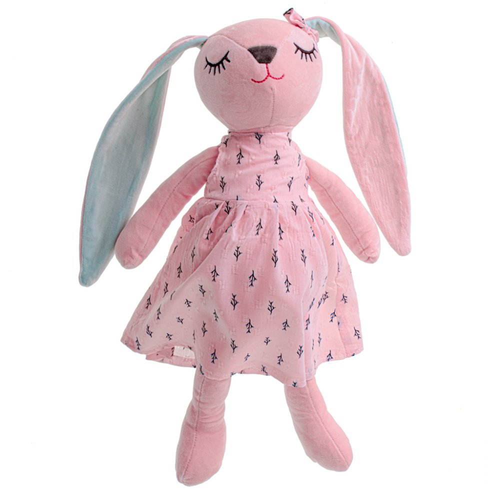 Детская Мягкая Плюшевая Игрушка, 52 см, Розовый Кролик | Kids Baby Soft... (7)