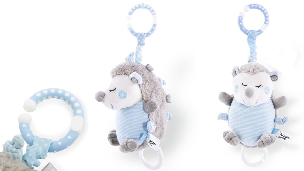 Музыкальная игрушка-подвеска Ёжик для коляски и кроватки (2)