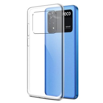 Xiaomi Poco M4 Pro 4G Ultraslim TPU Case Cover, Transparent | Чехол Обложка Бампер Кабура...