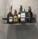 Полка для ванной комнаты и кухни 2 шт, Чёрный | Bathroom Shelf For Shower