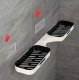 Полка для ванной комнаты и кухни, Чёрный | Bathroom Shelf For Shower
