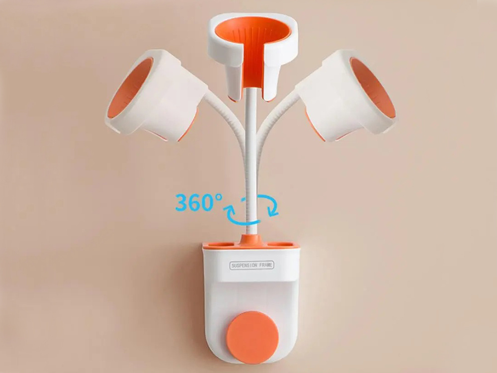 Настенный Органайзер Держатель для Фена | Hair Dryer Holder Shelf Wall Organiser (2)