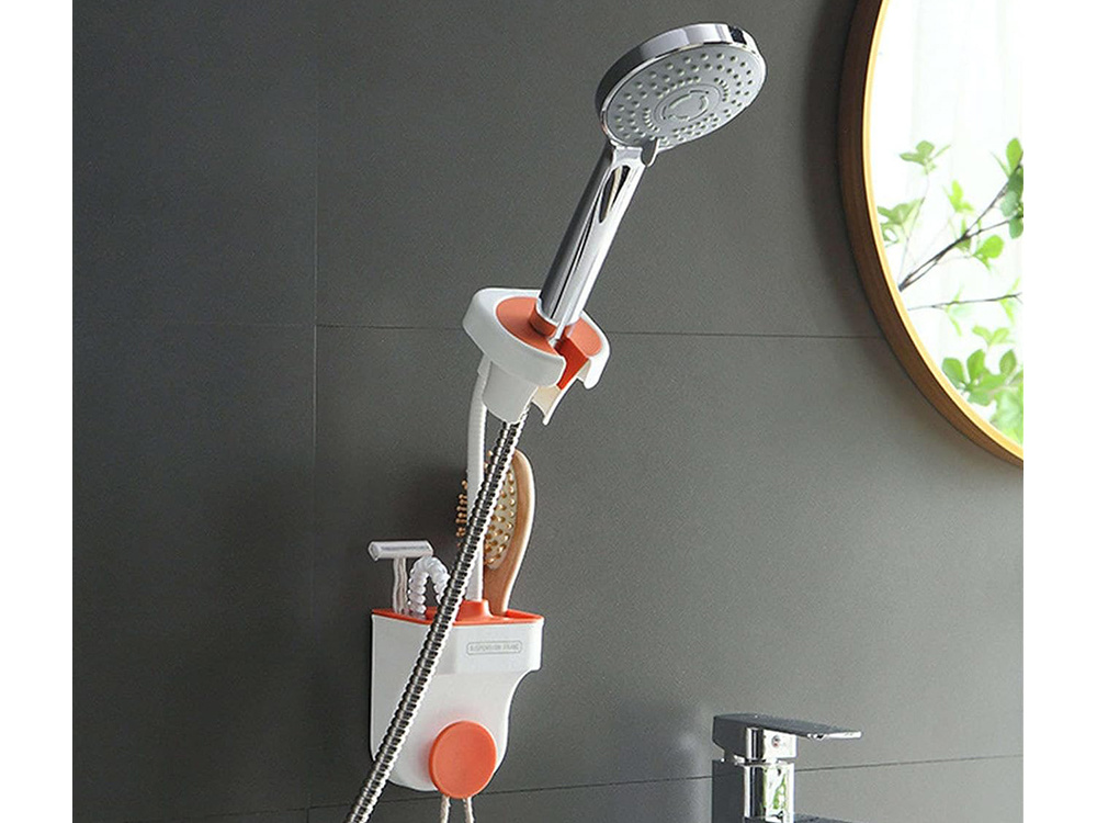 Настенный Органайзер Держатель для Фена | Hair Dryer Holder Shelf Wall Organiser (4)