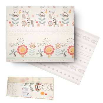 Складной двусторонний детский игровой коврик из пены 180x200см,...