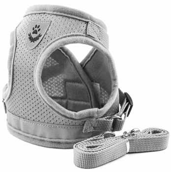 Не Давящая Шлейка Ошейник с Поводком S размера Для Кошек и Собак,...