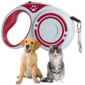 Автоматический прочный поводок с блокировкой для собак, 5м, до...