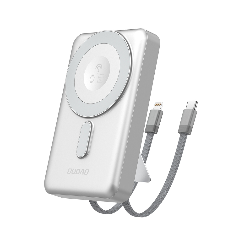 Dudao K29 10000мАч PD 20W MagSafe Powerbank с металлическим корпусом, подставкой и...