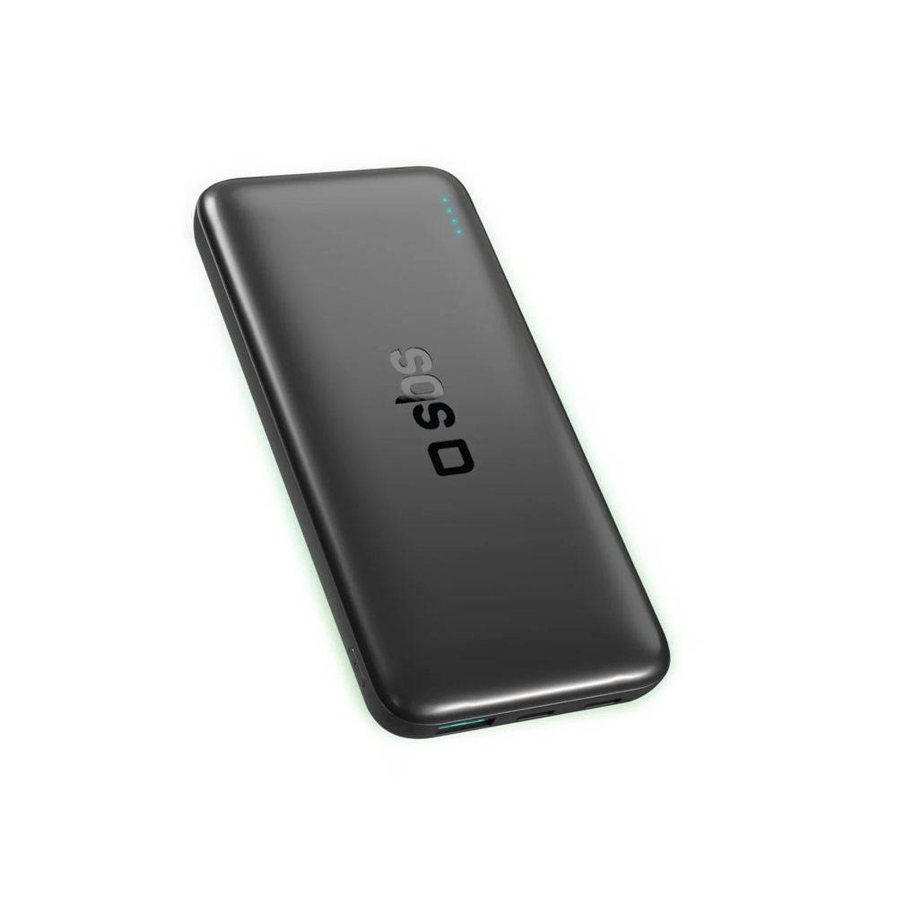 Внешний аккумулятор SBS Infinity 10000мАч 10Вт LiFePo₄ USB-A USB-C - Черный