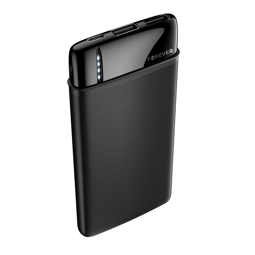 Forever Power Bank 10000mAh, Black | Портативное Зарядное Устройство (1)
